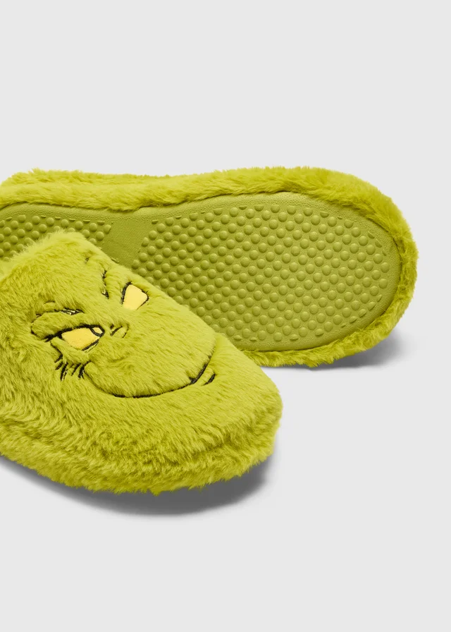 Green Grinch Slippers