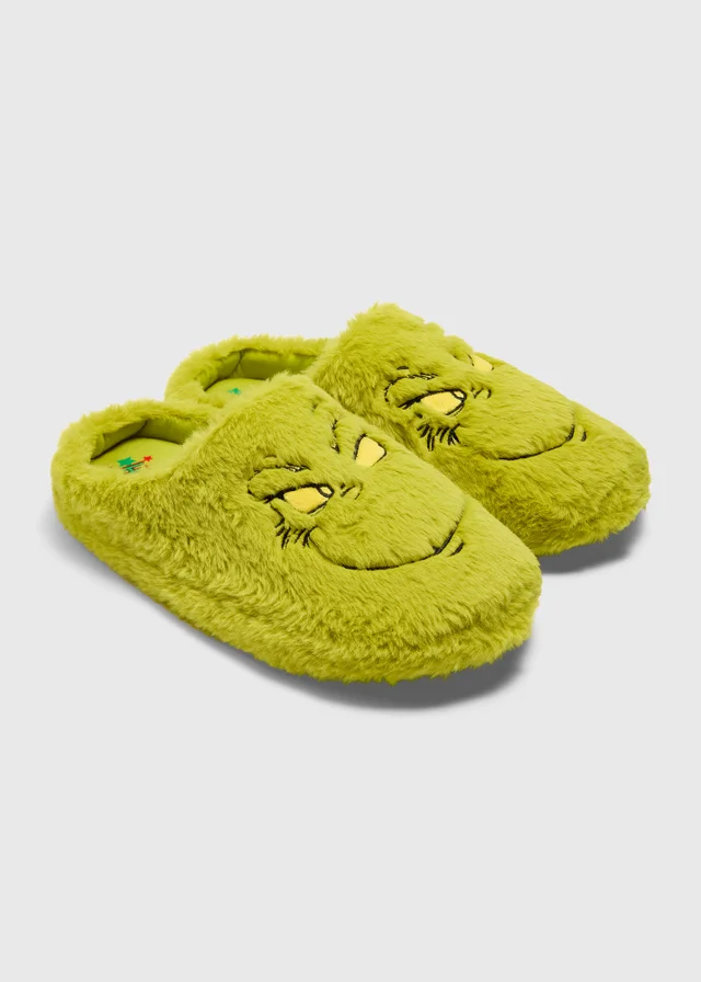 Green Grinch Slippers