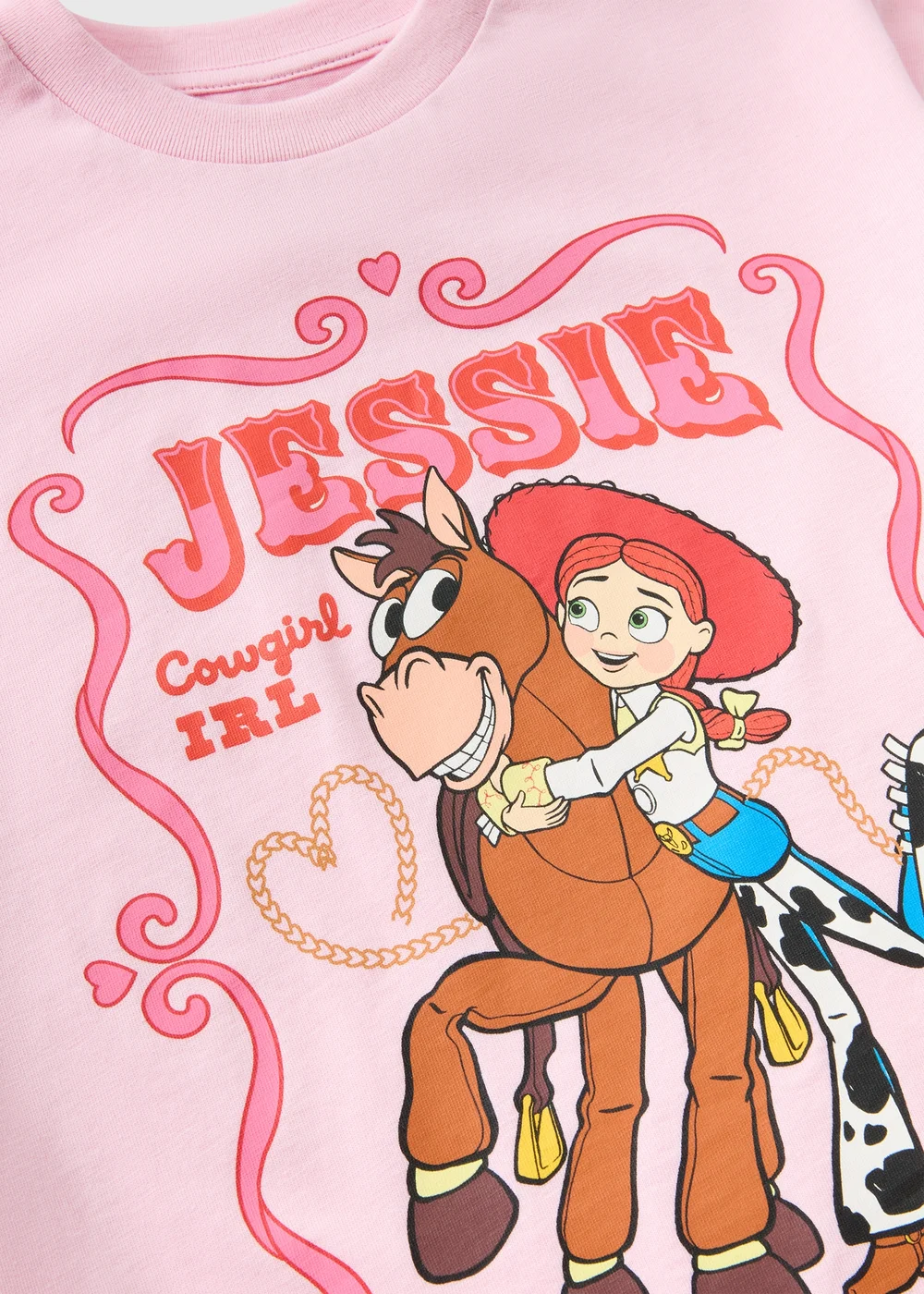 Girls Pink Jessie & Bullseye T-Shirt (1-9yrs) - 1-1.5 Yrs Image 2