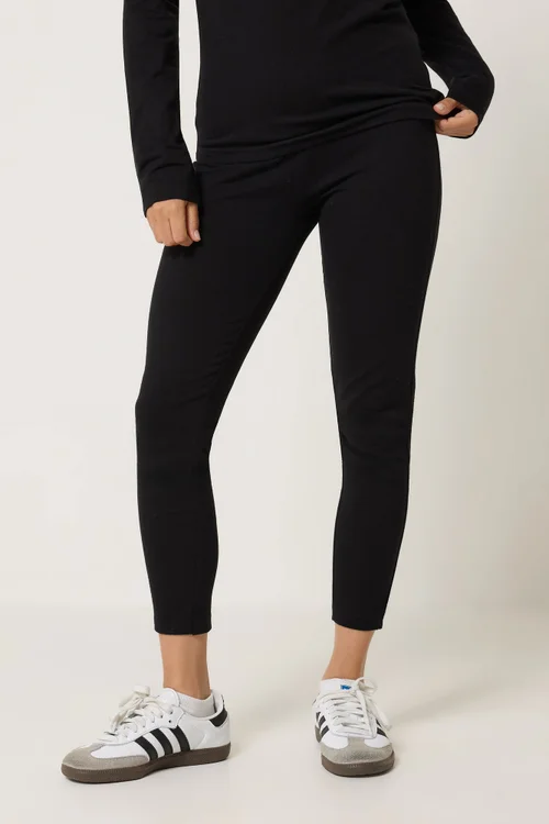PixieGirl Petite 2 Pack Black & Grey Polka Dot Leggings - 8/L27 Image 3