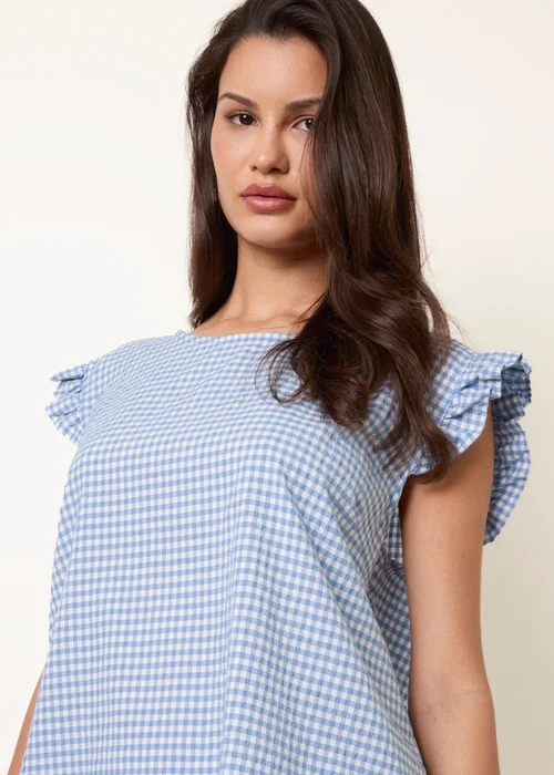 Blue Vanilla Blue Two Piece Gingham Set - S/M Image 2