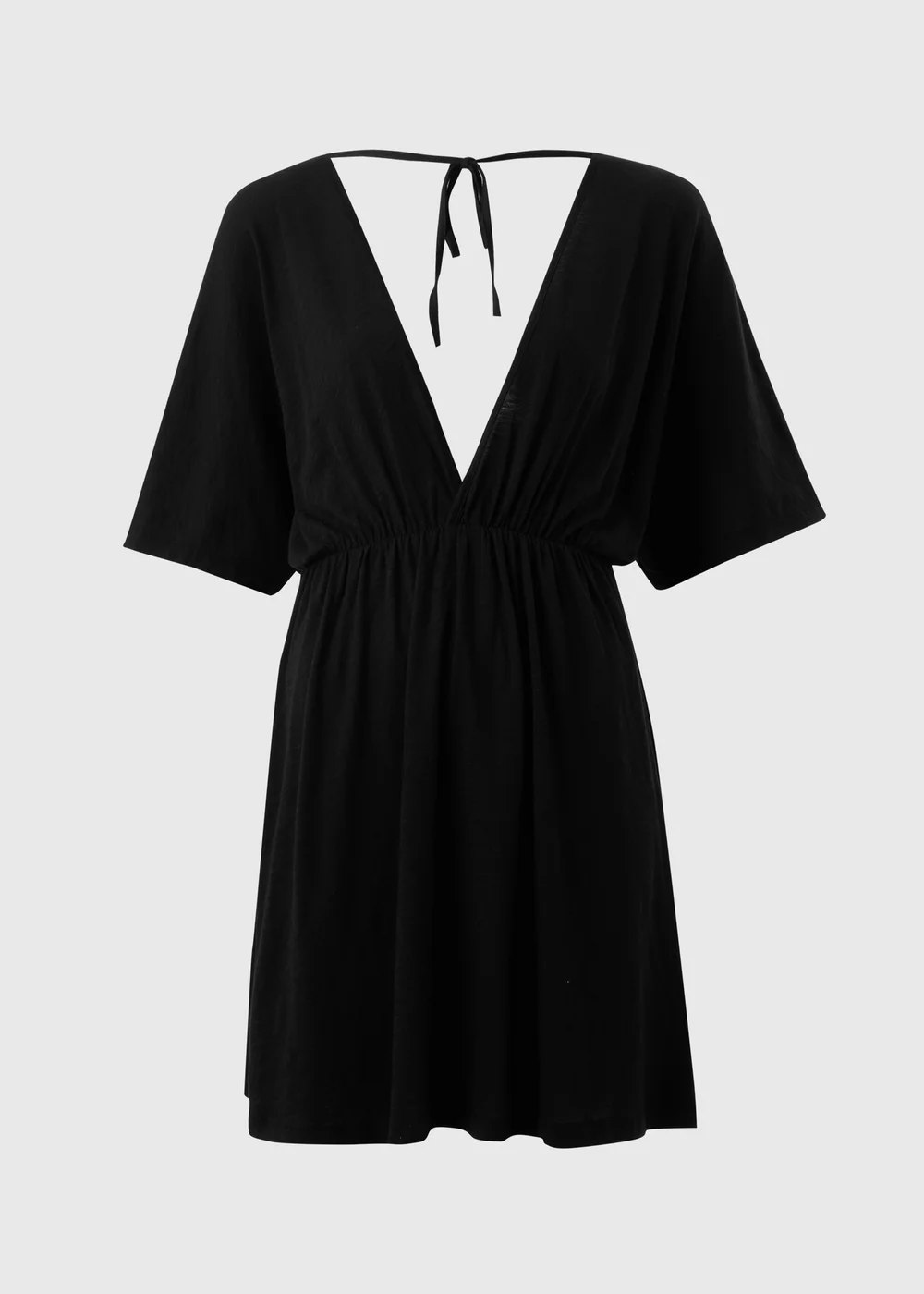 Black Jersey Kaftan - S Image 1