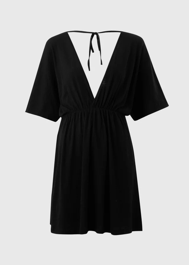 Black Jersey Kaftan