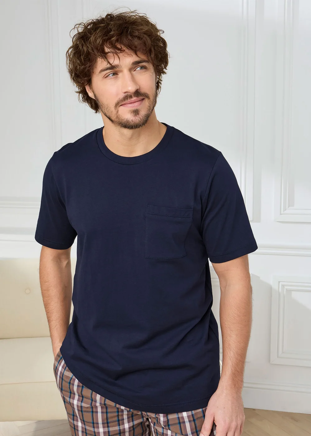 Cotton Traders Multi 2 Pack Short Sleeve Cotton Tops - L Image 3