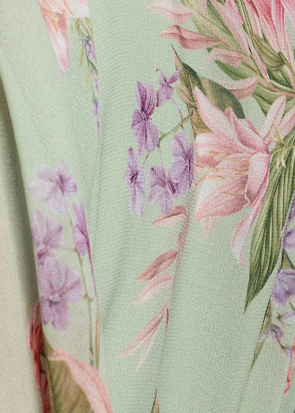 Goddiva Sage Green Flutter Sleeve Chiffon Midaxi Wrap Dress - 8 Image 4
