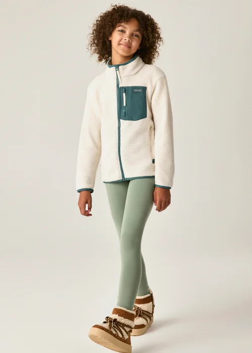 Regatta Cream Frankie Junior Warm Fleece (3-13 years) - 9-10 Yrs Image 5