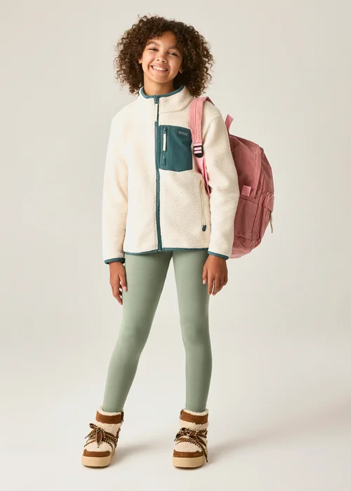 Regatta Cream Frankie Junior Warm Fleece (3-13 years) - 9-10 Yrs Image 2