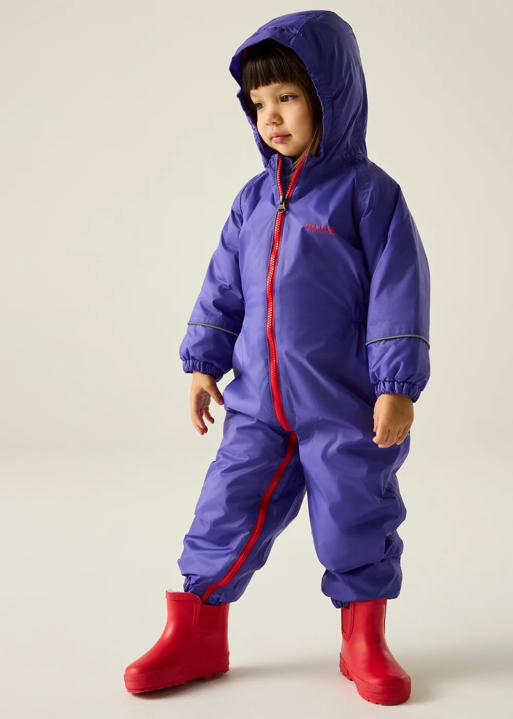 Regatta Purple Splosh III Insulated All-in-One Suit (6-72 months) - 1-1.5 Yrs Image 3