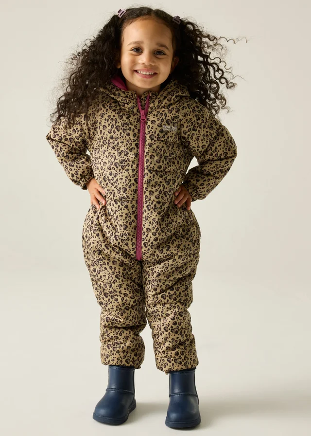 Regatta Brown Penrose Waterproof Puddlesuit (6-72 months)