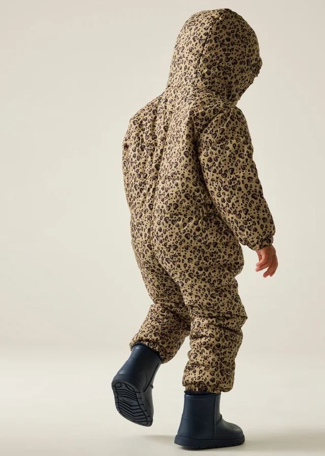 Regatta Brown Penrose Waterproof Puddlesuit (6-72 months)