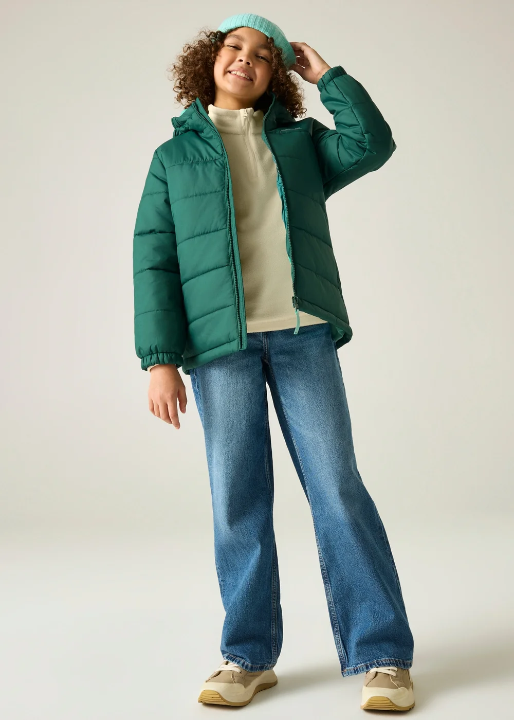 Regatta Green Lofthouse Insulated Jacket (3-13 years) - 9-10 Yrs Image 3