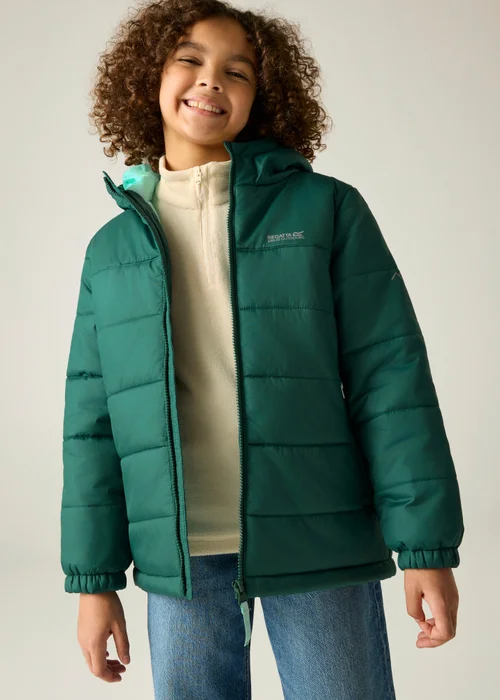 Regatta Green Lofthouse Insulated Jacket (3-13 years) - 9-10 Yrs Image 1