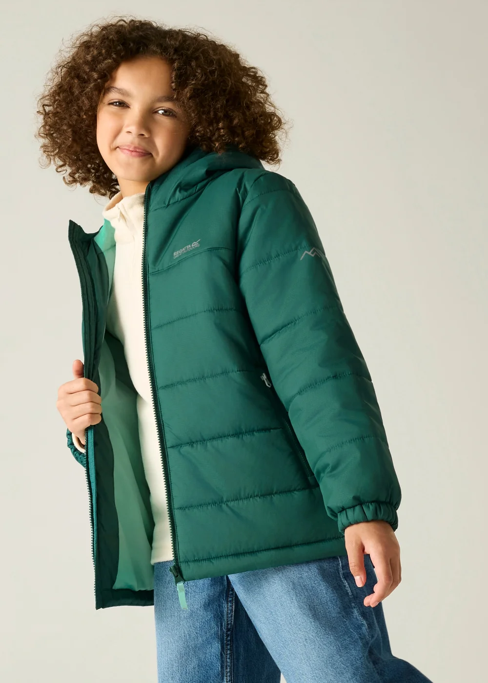 Regatta Green Lofthouse Insulated Jacket (3-13 years) - 9-10 Yrs Image 6