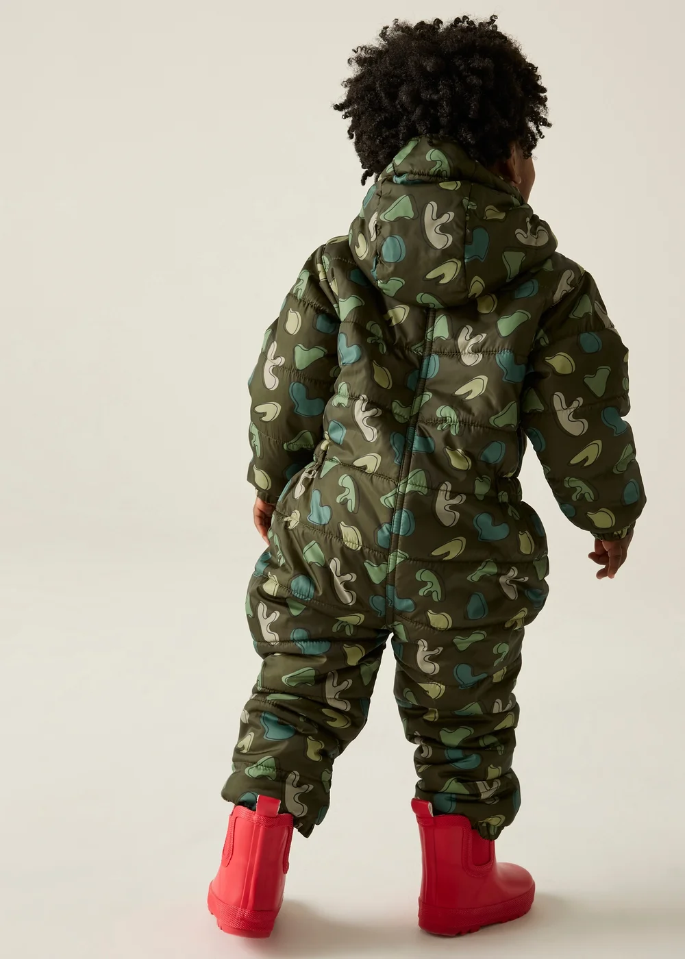 Regatta Khaki Penrose Waterproof Puddlesuit (6-72 months) - 1-1.5 Yrs Image 2