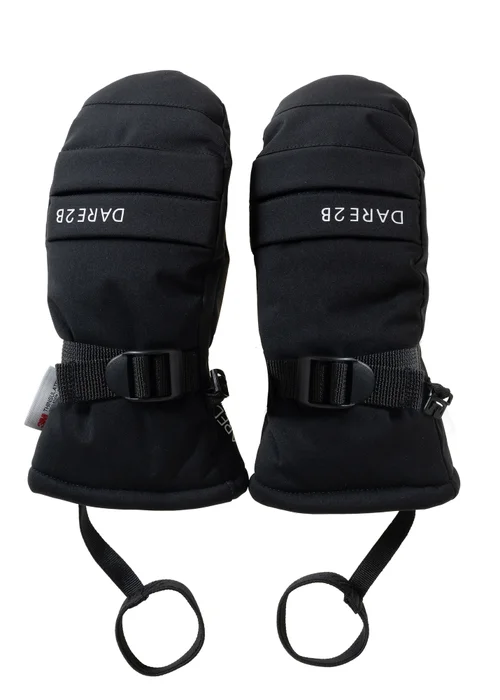 Dare 2b Black Kid Freeride Waterproof Mitten (4-13 years) - 11-12 Yrs Image 1