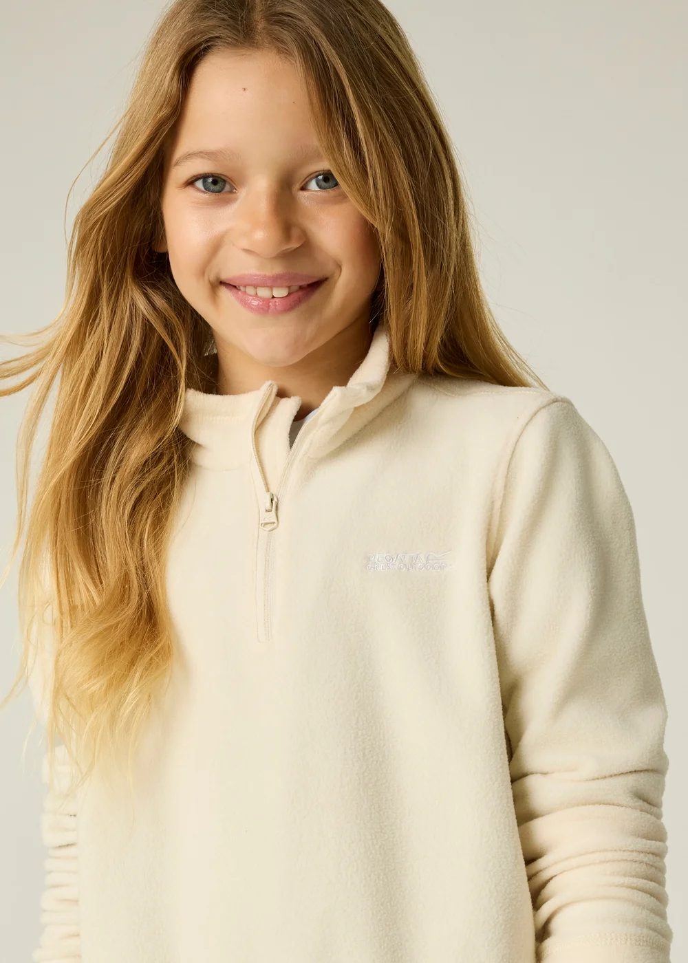 Regatta Cream Hot Shot II Soft Fleece (3-13 years) - 11-12 Yrs Image 4