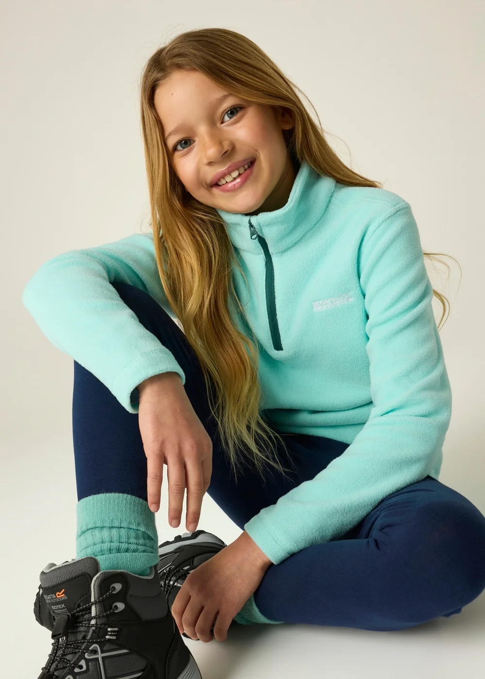 Regatta Light Blue Hot Shot II Soft Fleece (3-13 years) - 9-10 Yrs Image 6