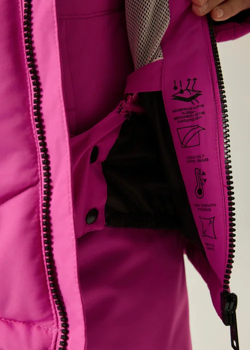Dare 2b Pink Glacier Waterproof Jacket (3-13 years) - 13 Yrs Image 5