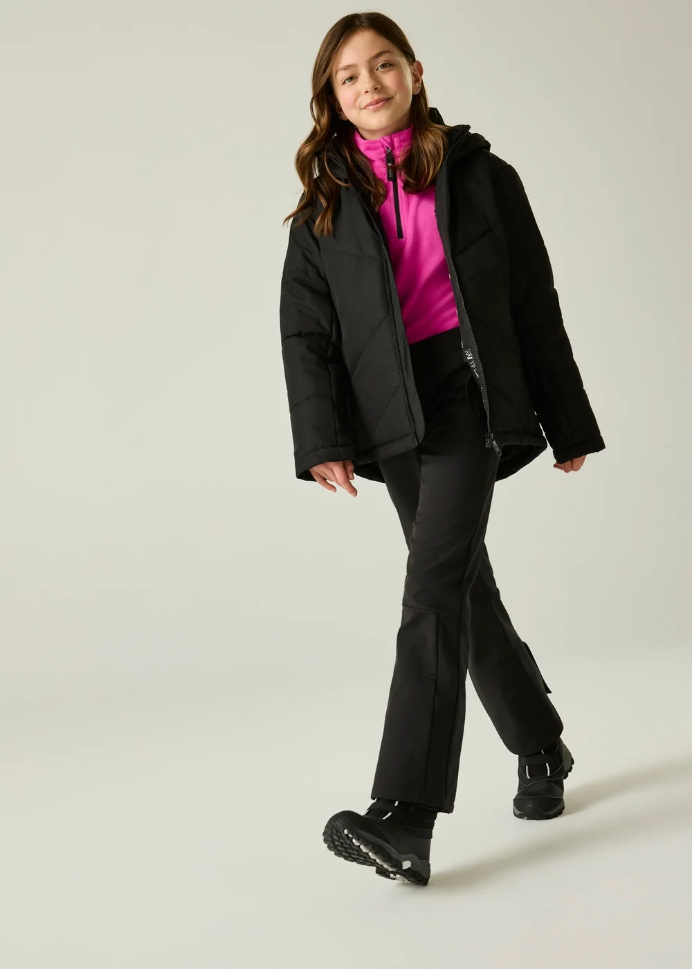 Dare 2b Black Glacier Waterproof Jacket (3-13 years) - 3-4 Yrs Image 3