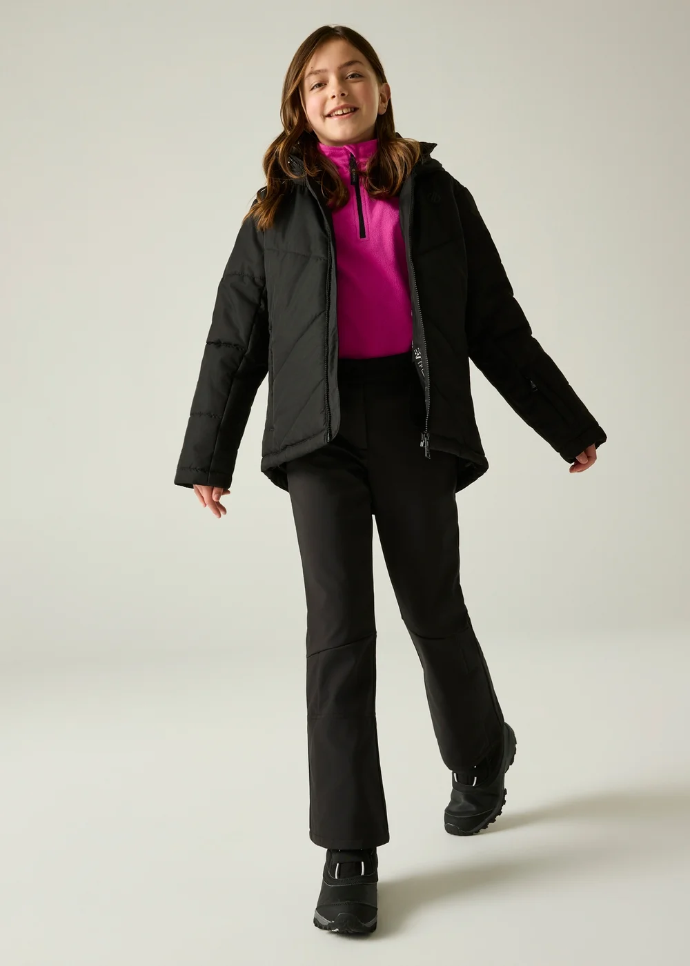 Dare 2b Black Glacier Waterproof Jacket (3-13 years) - 3-4 Yrs Image 6