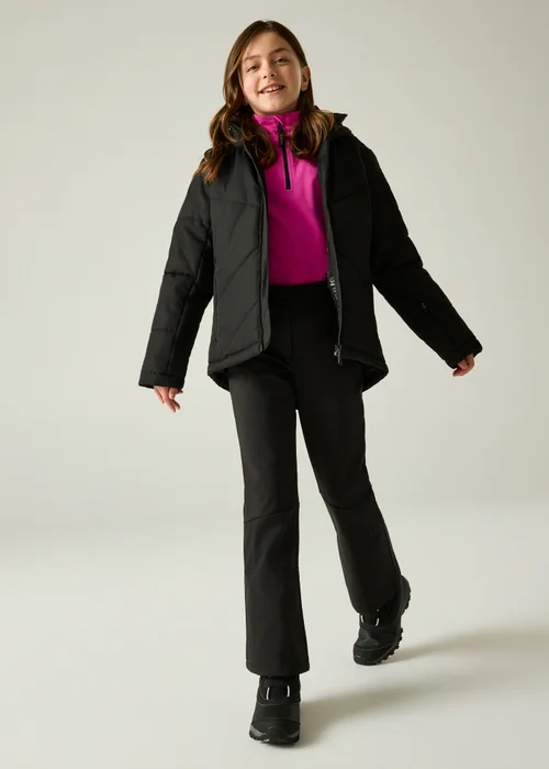 Dare 2b Black Glacier Waterproof Jacket (3-13 years) - 3-4 Yrs Image 6