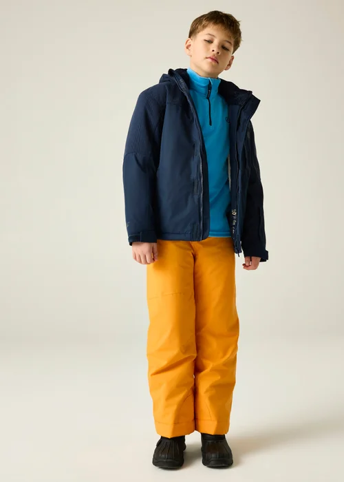 Dare 2b Navy Chill Waterproof Jacket (3-13 years) - 13 Yrs Image 3