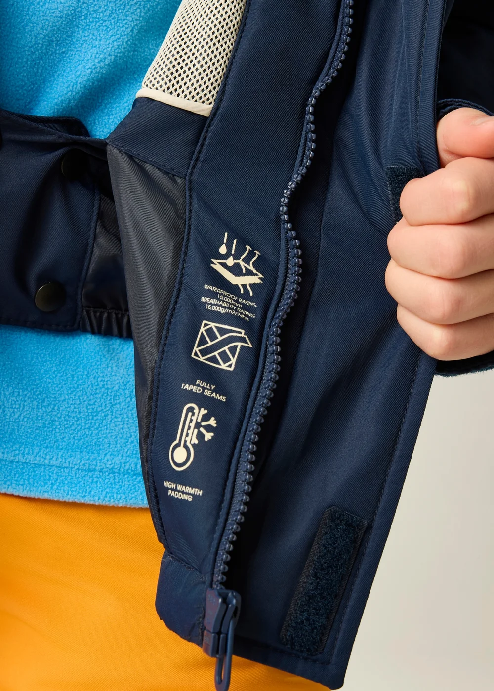 Dare 2b Navy Chill Waterproof Jacket (3-13 years) - 13 Yrs Image 6