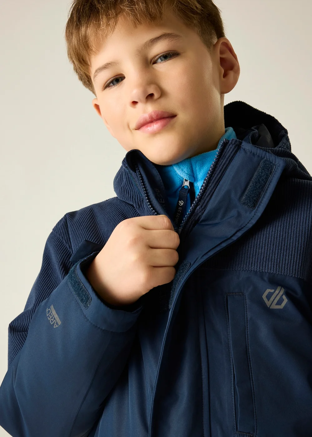Dare 2b Navy Chill Waterproof Jacket (3-13 years) - 13 Yrs Image 5