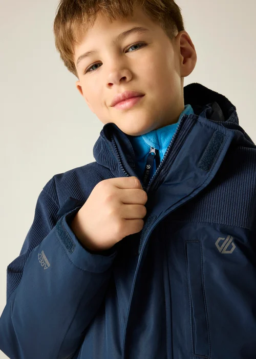 Dare 2b Navy Chill Waterproof Jacket (3-13 years) - 13 Yrs Image 5