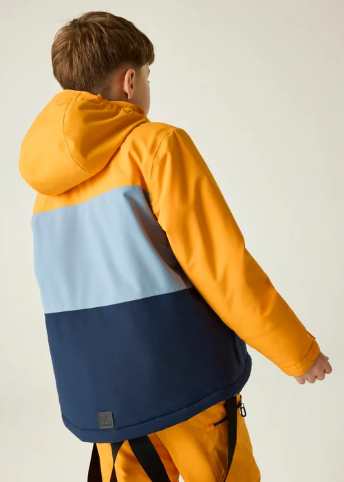 Dare 2b Navy / Orange Send It II Waterproof Jacket (3-13 years) - 3-4 Yrs Image 2