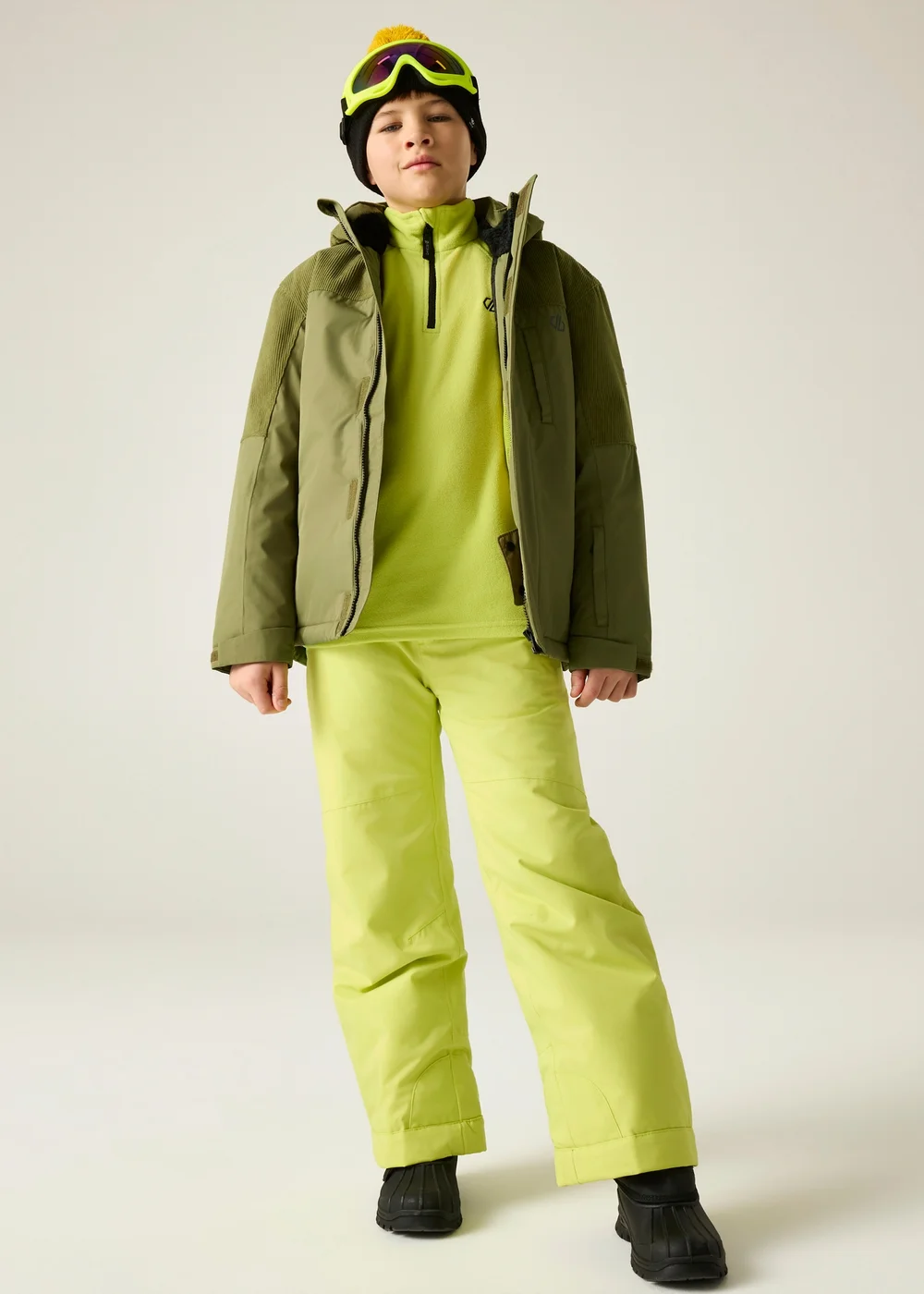 Dare 2b Olive Chill Waterproof Jacket (3-13 years) - 13 Yrs Image 3