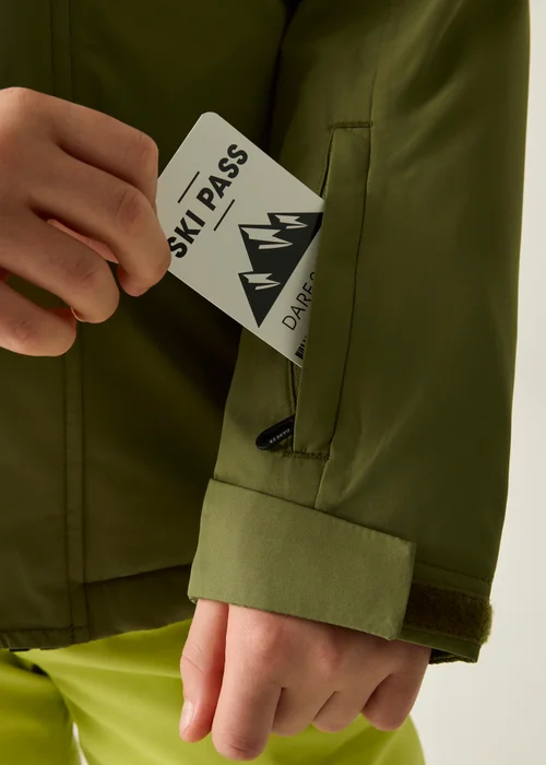 Dare 2b Olive Chill Waterproof Jacket (3-13 years) - 13 Yrs Image 5