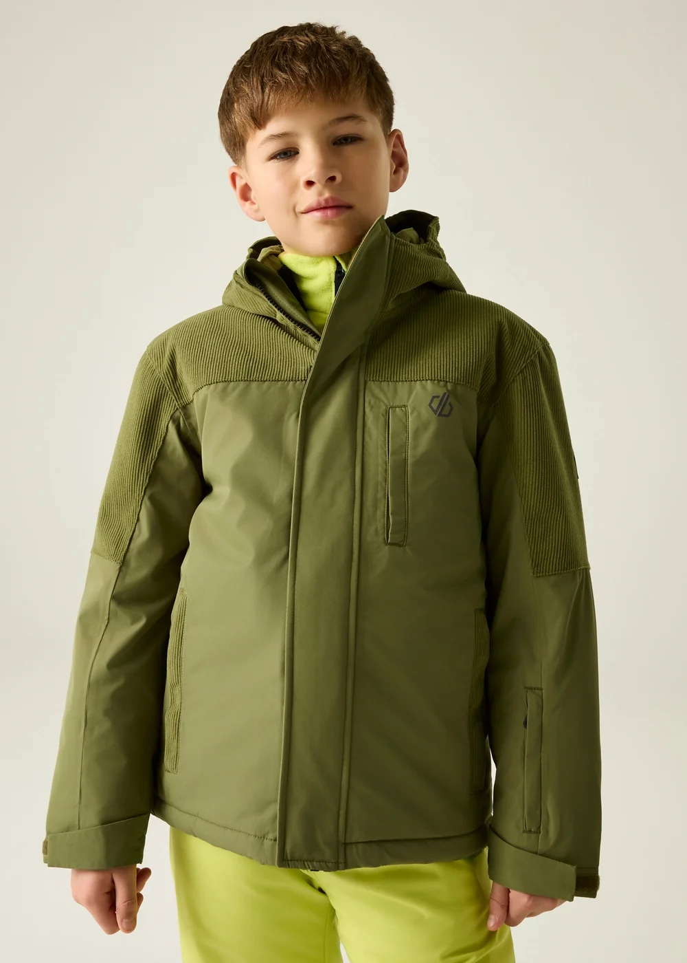 Dare 2b Olive Chill Waterproof Jacket (3-13 years) - 13 Yrs Image 1