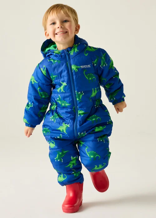 Regatta Dark Blue Penrose Waterproof Puddlesuit (6-72 months) - 2-3 Yrs Image 1