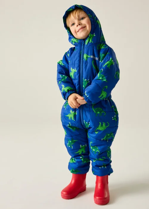 Regatta Dark Blue Penrose Waterproof Puddlesuit (6-72 months) - 2-3 Yrs Image 4