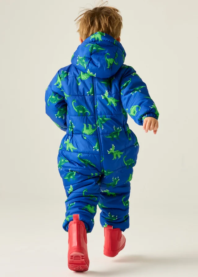 Regatta Dark Blue Penrose Waterproof Puddlesuit (6-72 months)