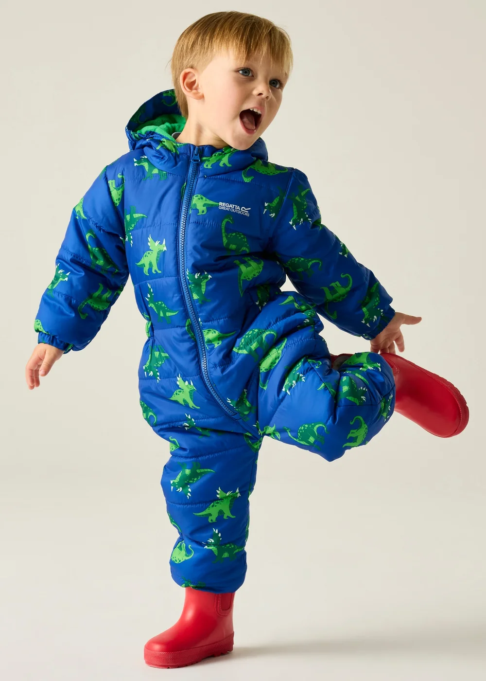 Regatta Dark Blue Penrose Waterproof Puddlesuit (6-72 months) - 2-3 Yrs Image 3