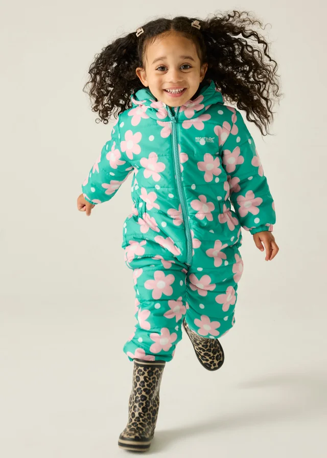 Regatta Green Penrose Waterproof Puddlesuit (6-72 months)