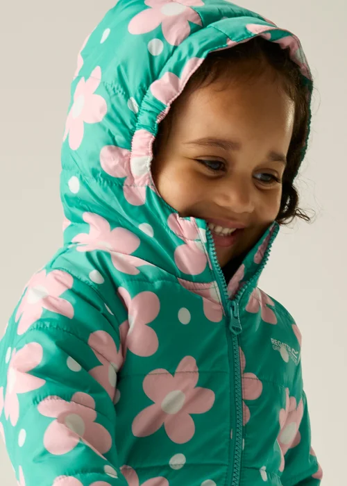 Regatta Green Penrose Waterproof Puddlesuit (6-72 months) - 5-6 Yrs Image 3