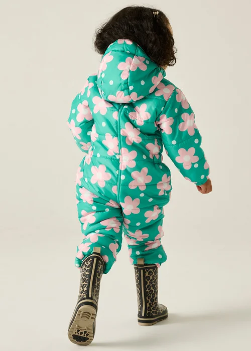 Regatta Green Penrose Waterproof Puddlesuit (6-72 months) - 5-6 Yrs Image 2