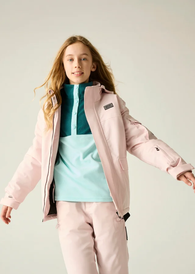 Dare 2b Pale Pink Shredder II Waterproof Jacket (3-13 years)