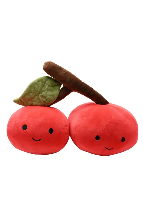 The Feel Good Club Red Plushie Pair Of Cherries - One Size Image 1