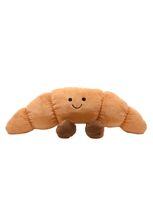The Feel Good Club Brown Plushie Croissant - One Size Image 1