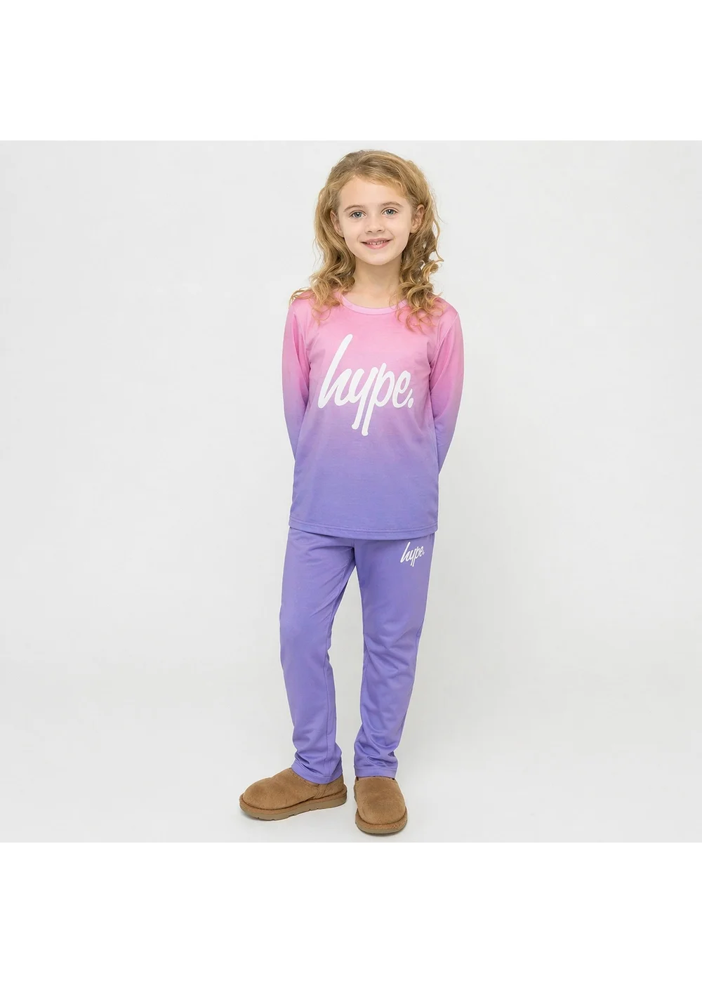Hype Girls Multi Fade Soft Pyjama Set (7-14 Years) - 9-10 Yrs Image 4