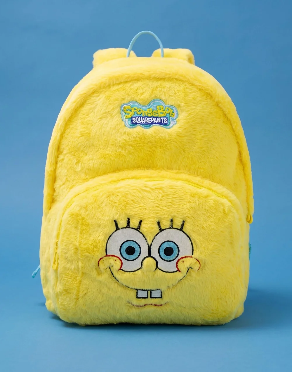 SpongeBob SquarePants Unisex Kids Yellow Furry Face Backpack (One Size) - One Size Image 2