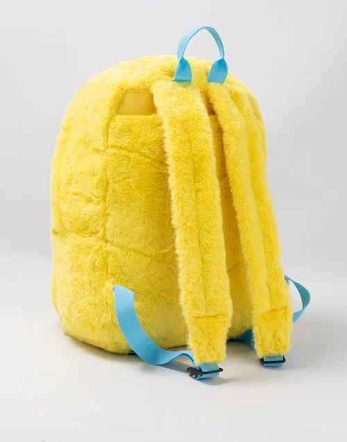 SpongeBob SquarePants Unisex Kids Yellow Furry Face Backpack (One Size) - One Size Image 4