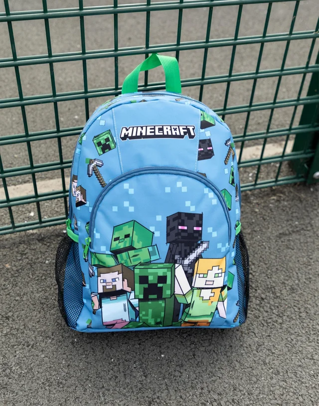 Minecraft Unisex Kids Blue Character Backpack (One Size)