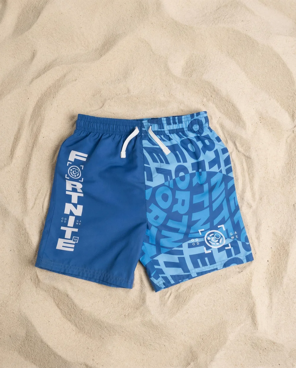 Vanilla Underground Fortnite Boys Blue Logo Swim Shorts (5-14 Years) - 11-12 Yrs Image 5
