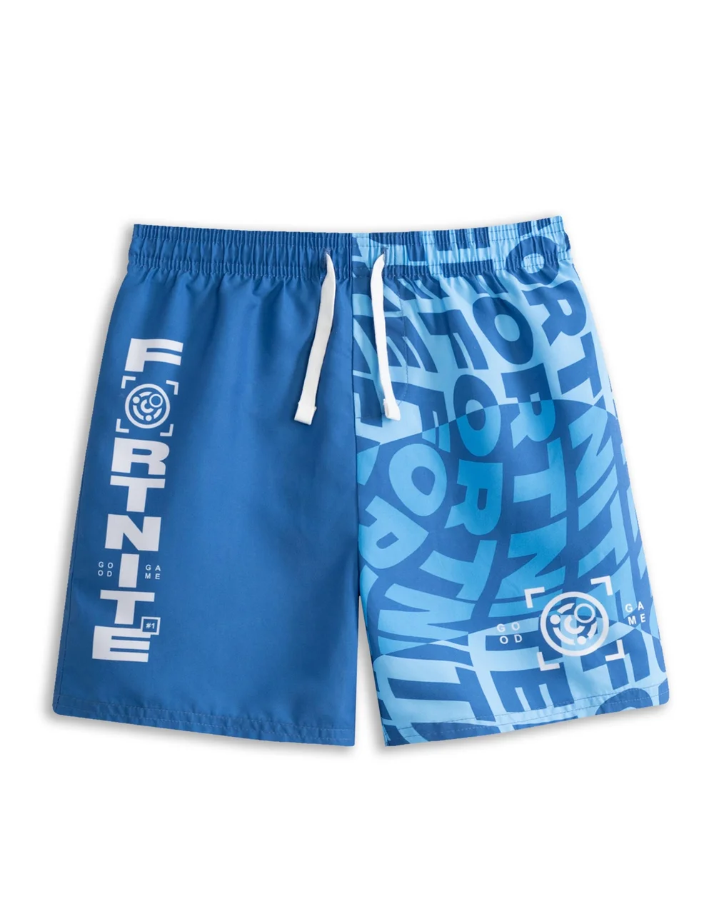 Vanilla Underground Fortnite Boys Blue Logo Swim Shorts (5-14 Years) - 11-12 Yrs Image 1