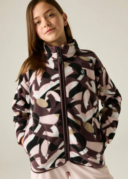 Dare 2b Burgundy Wing It Cosy Fleece (3-13 years) - 7-8 Yrs Image 1